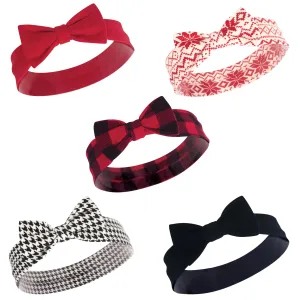 Hudson Baby Cotton and Synthetic Headbands, Winter