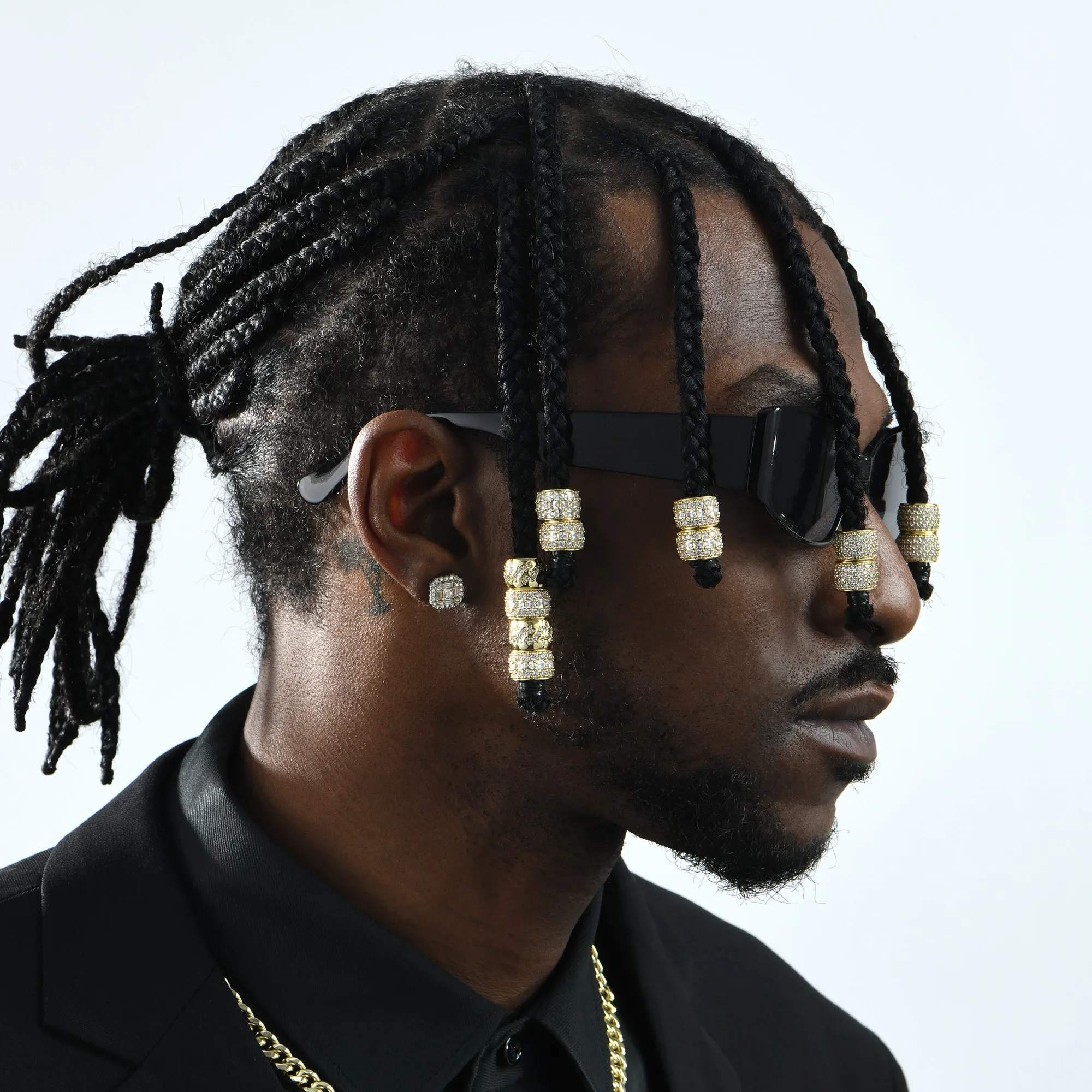 Iced Hair Beads