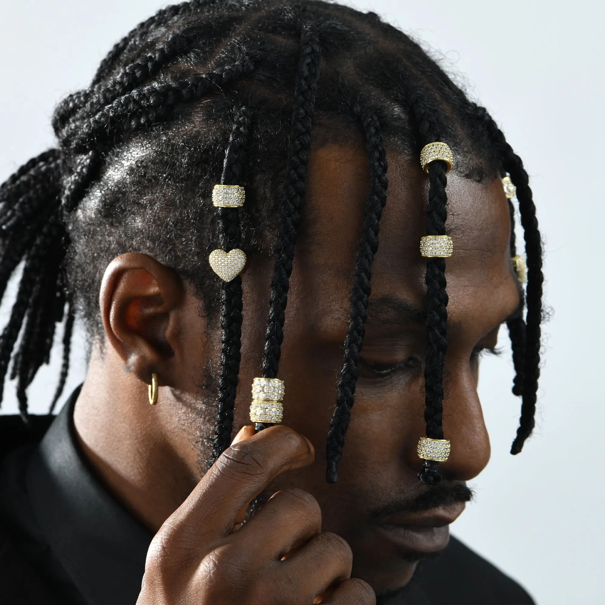 Iced Hair Beads