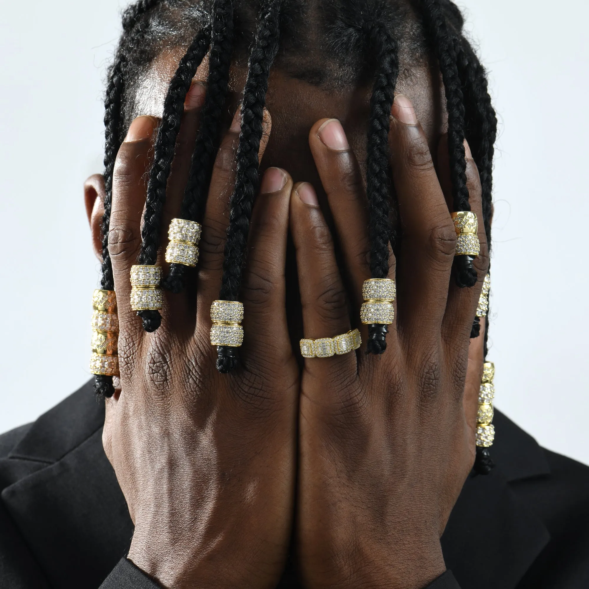 Iced Hair Beads