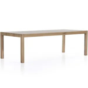 Isador 96" Dining Table, Dry Wash Poplar
