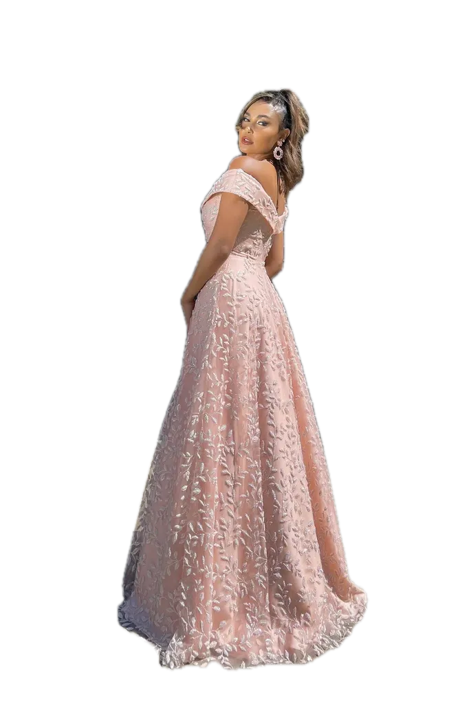 Jadore Evening Gown – Luxurious fully beaded gown in Pink