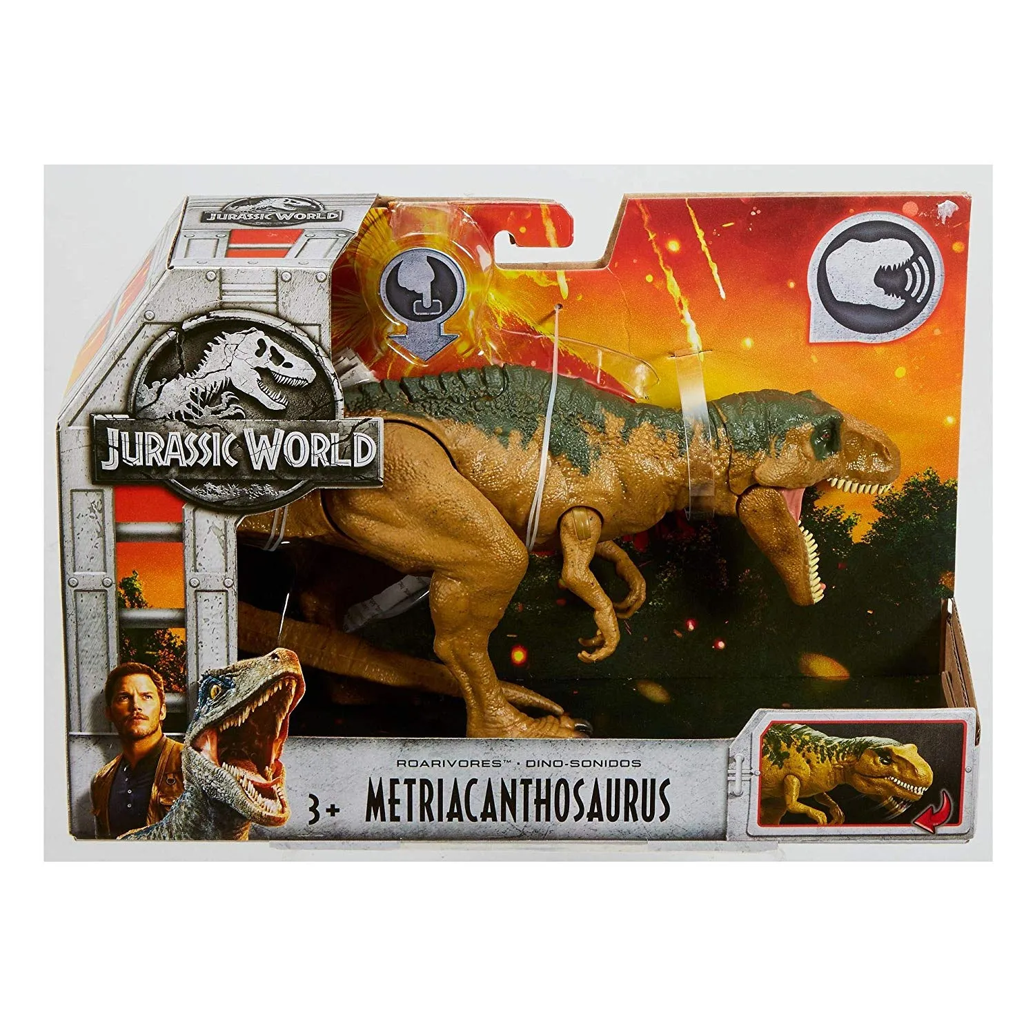 Jurassic World Roarivores Metriacanthosaurus Figure