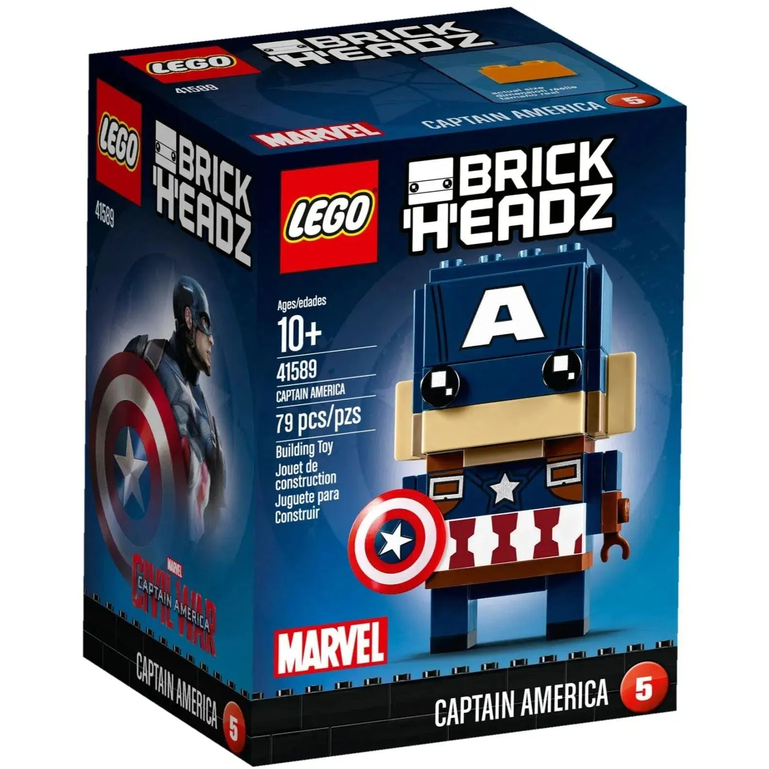 LEGO [BrickHeadz: Marvel] - Captain America (41589)
