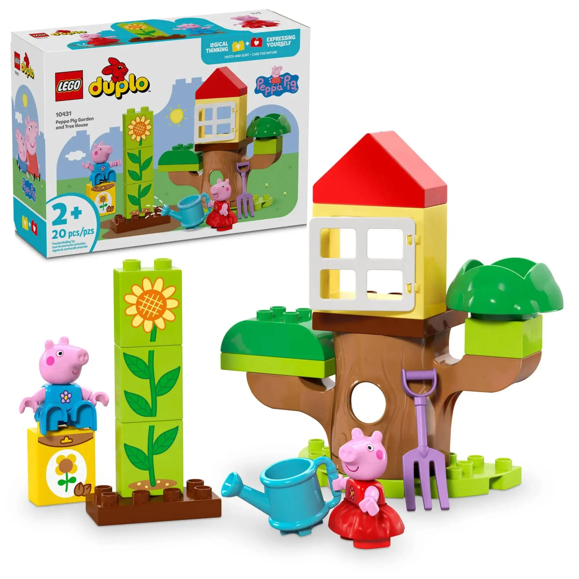 LEGO® DUPLO® Peppa Pig Garden and Tree House