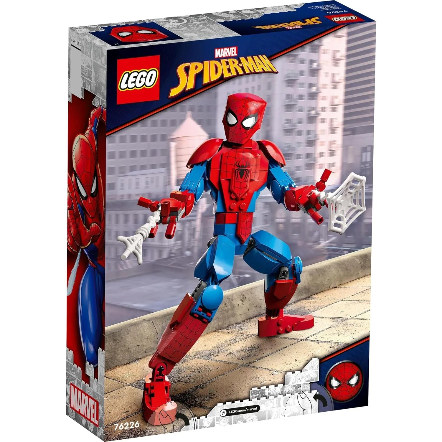 LEGO Marvel Spider-Man Figure Building Kit for Ages 8 