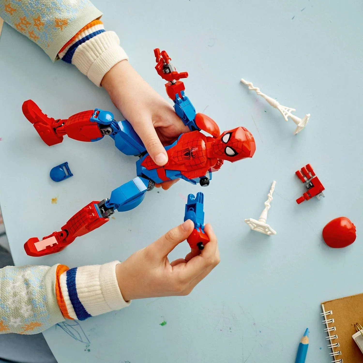 LEGO Marvel Spider-Man Figure Building Kit for Ages 8 