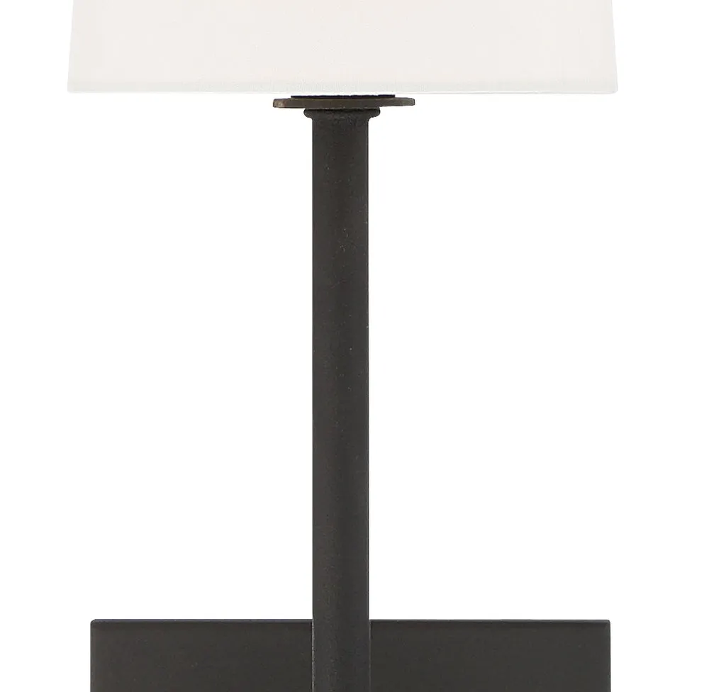 Lena 1 Light Black Forged Sconce