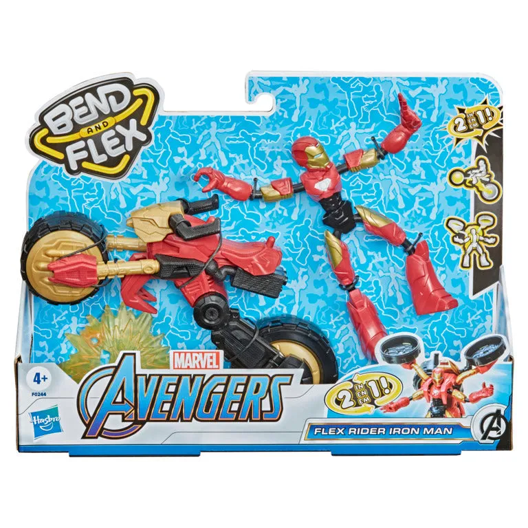Marvel Avengers Bend And Flex Flex Rider Iron Man
