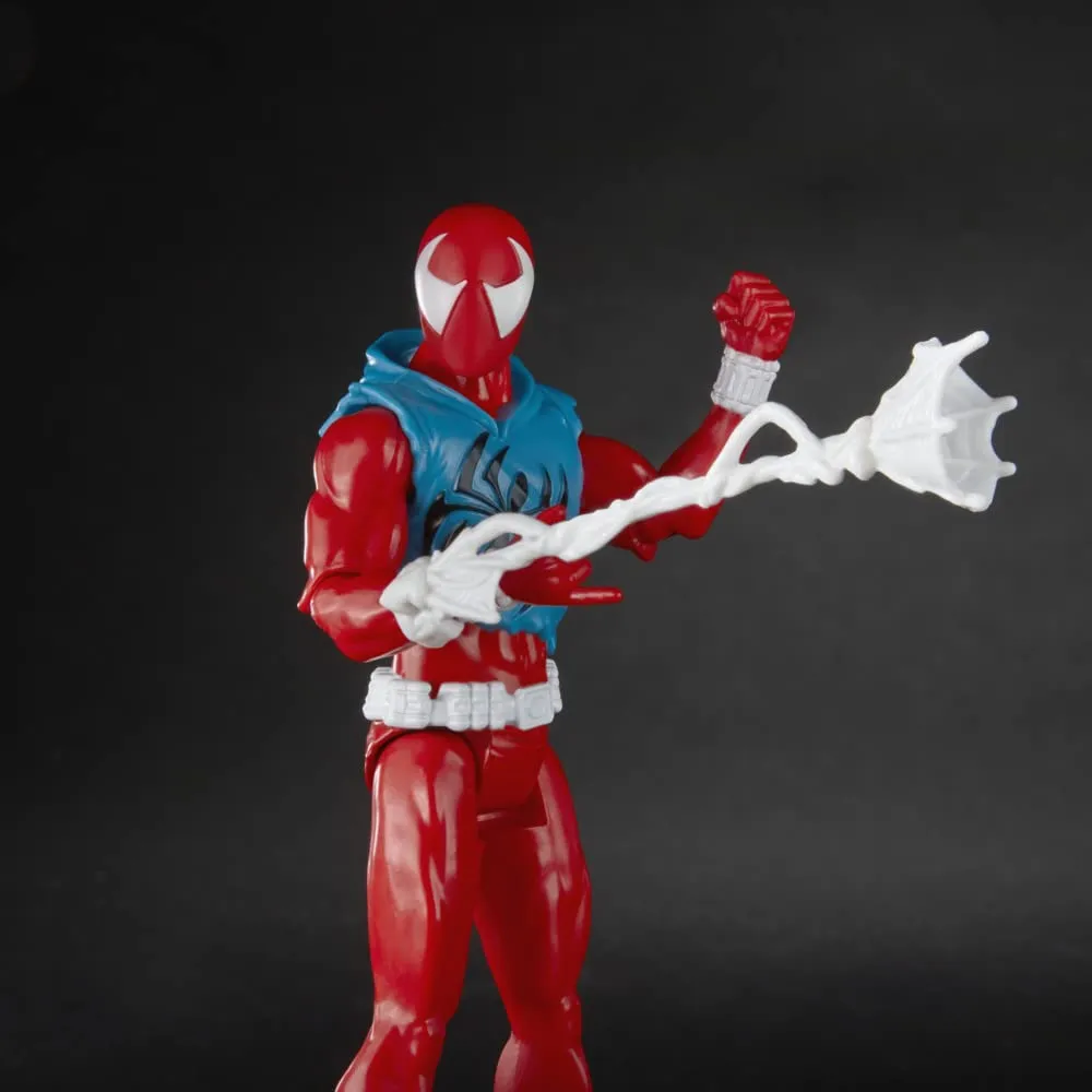 Marvel Spider-Man: Across The Spider-Verse Scarlet Spider 6-Inch-Scale Action Figure with Guitar Accessory