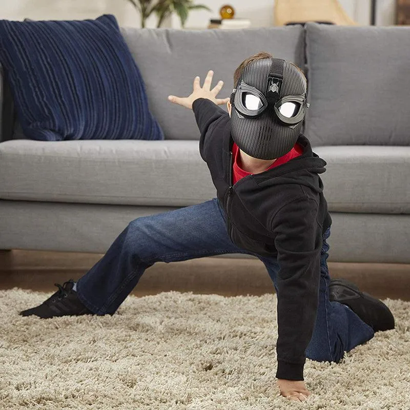 Marvel Spider-Man: Far from Home Spider-Man Stealth Suit Mask for Spider-Man Role-Play