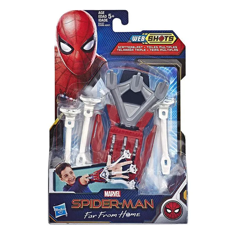 Marvel Spider-Man Web Shots Scatterblast Blaster Toy