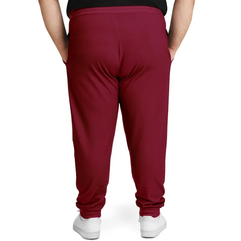 Medium Dark Pink Joggers | Unisex | with PLUS sizes | Medium Dark Pure Pink | C0M100Y50K60