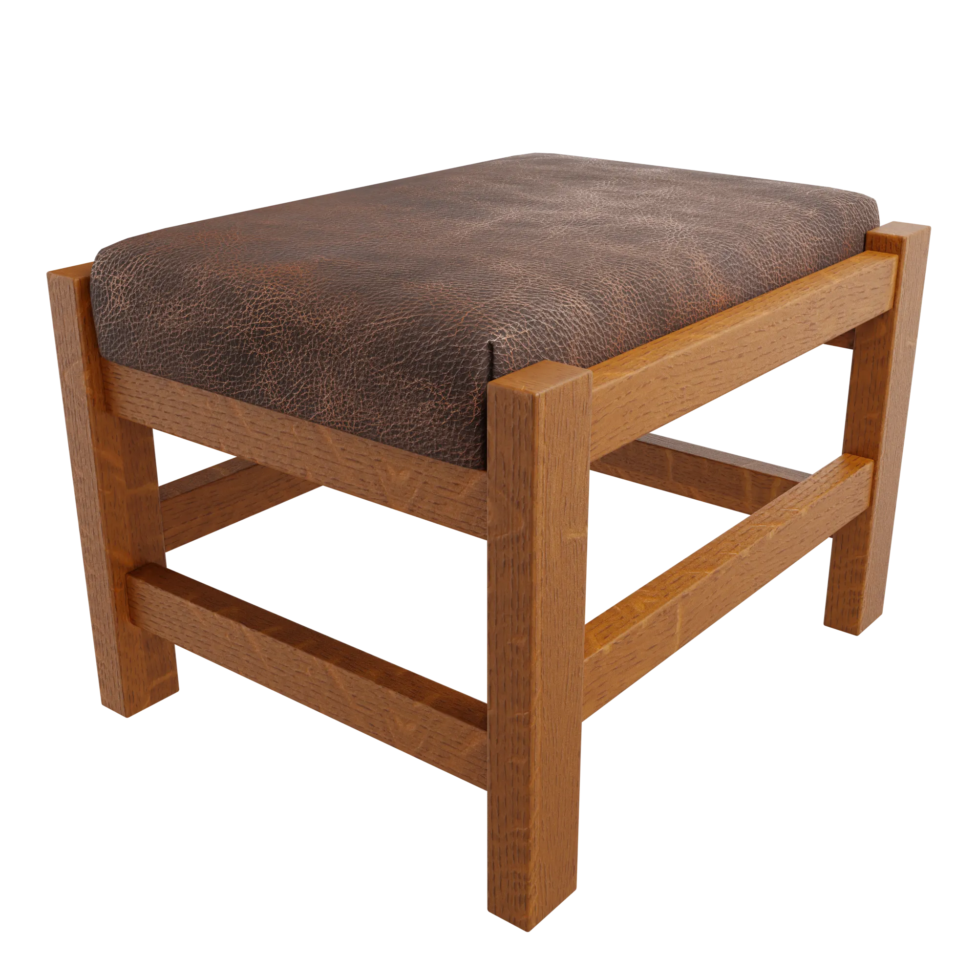 Minimalist Craftsman Ottoman