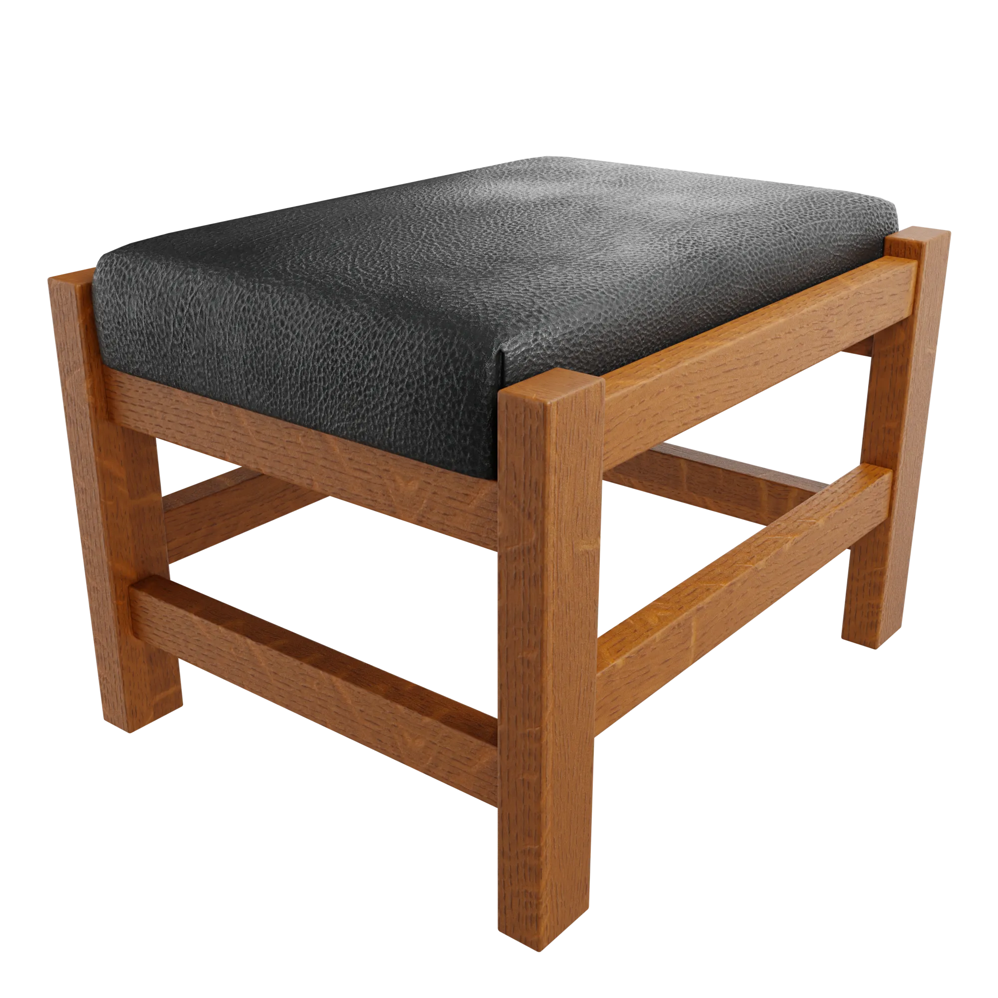 Minimalist Craftsman Ottoman