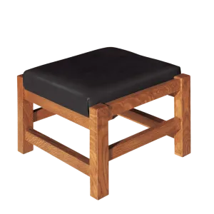 Minimalist Craftsman Ottoman