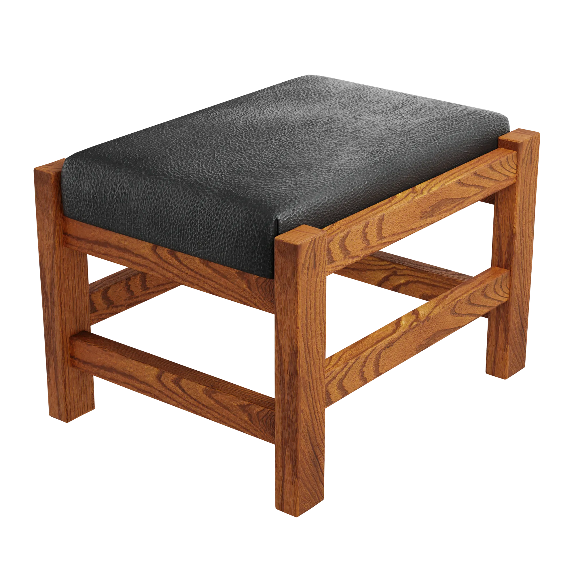Minimalist Craftsman Ottoman