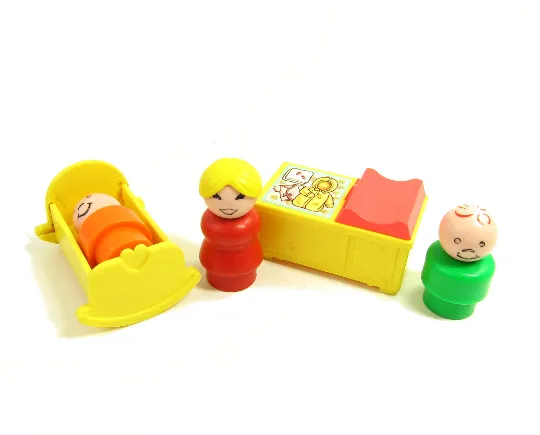 Nursery Set Fisher-Price Little People Play Family Figures and Furniture