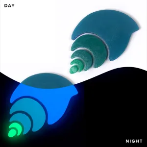 Nutmeg Shell x 2 - Glow in the Dark Pool Mosaics