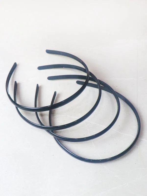 Pack Of 4 Black Hair Band For Girls GHB12