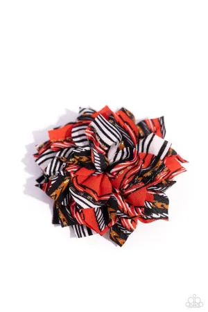 Paparazzi Hair Accessories ~ Sonic BLOOM - Red