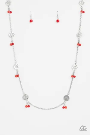 Paparazzi Necklace ~ Color Boost - Red