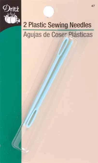 Plastic Sewing Needles Set of 2