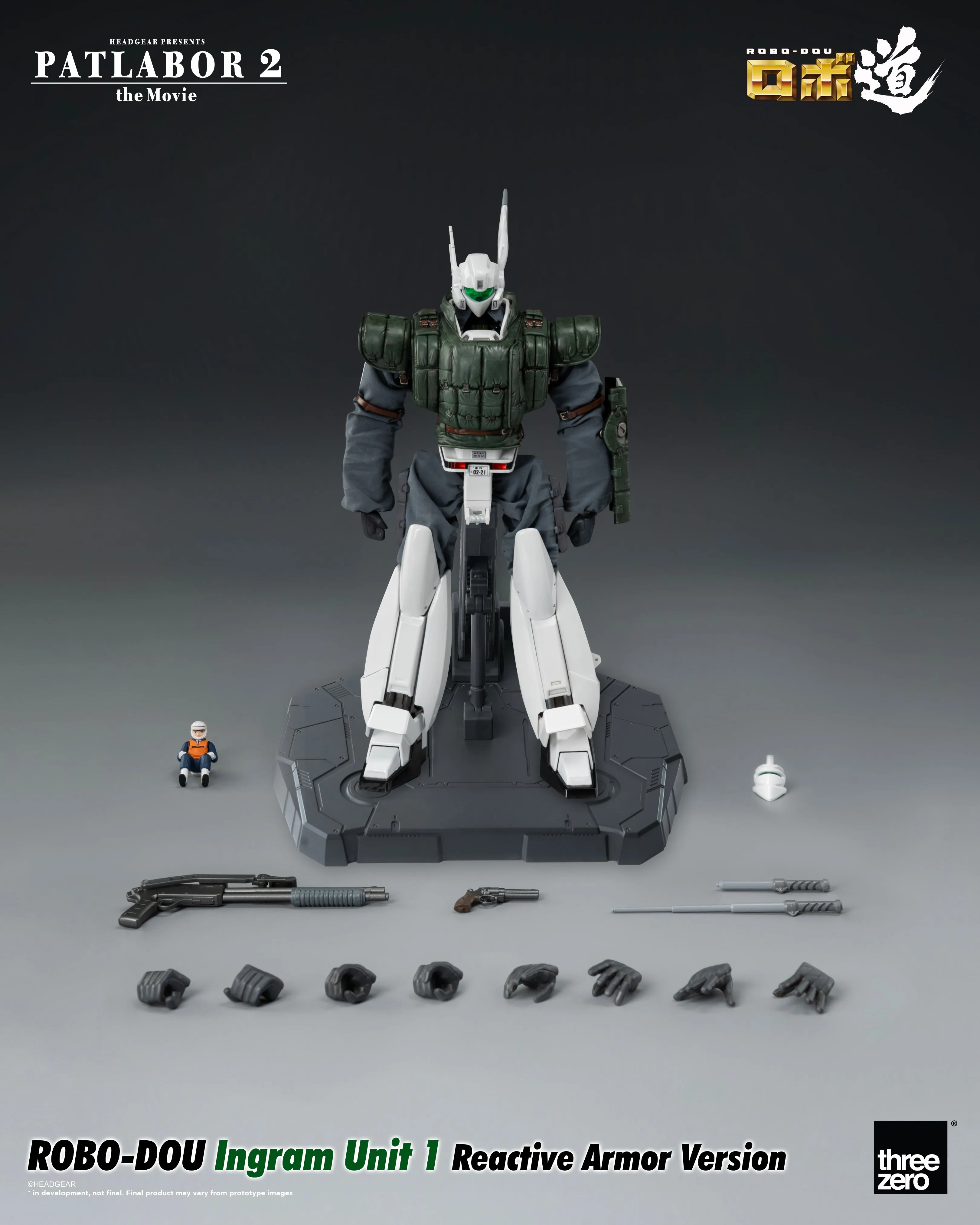Pre Order Patlabor 2: The Movie - ROBO-DOU Ingram Unit 1 Reactive Armor Version