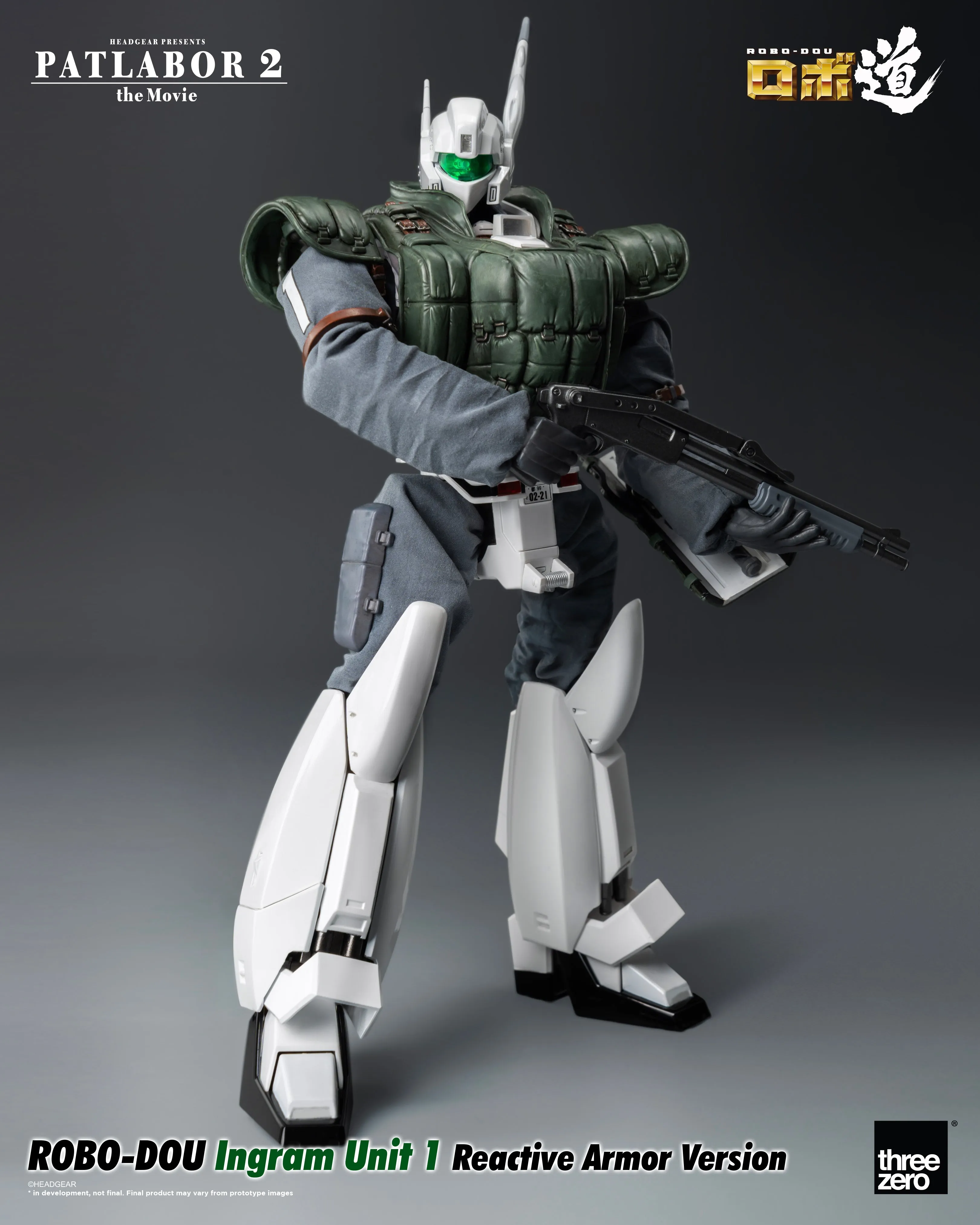 Pre Order Patlabor 2: The Movie - ROBO-DOU Ingram Unit 1 Reactive Armor Version