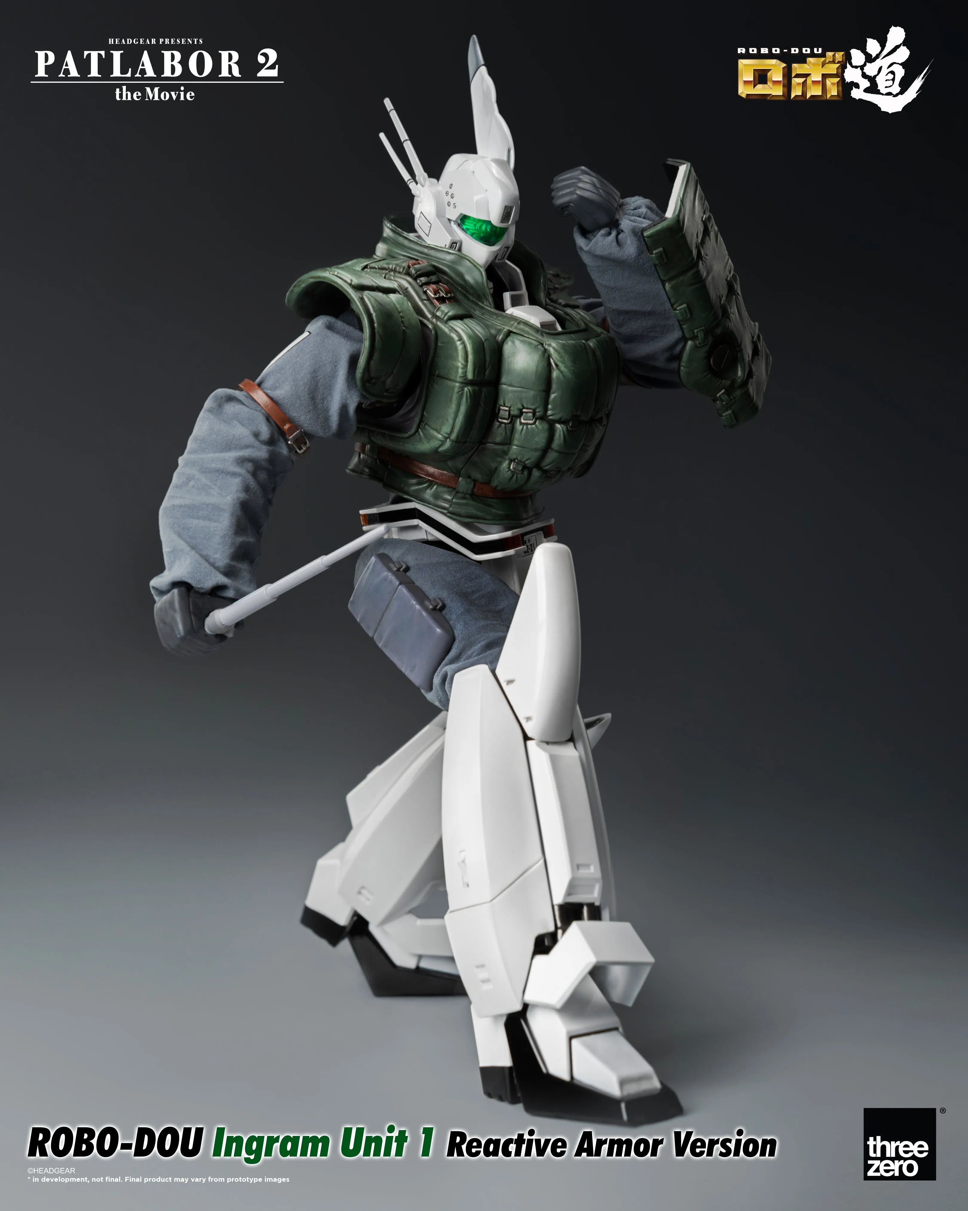 Pre Order Patlabor 2: The Movie - ROBO-DOU Ingram Unit 1 Reactive Armor Version