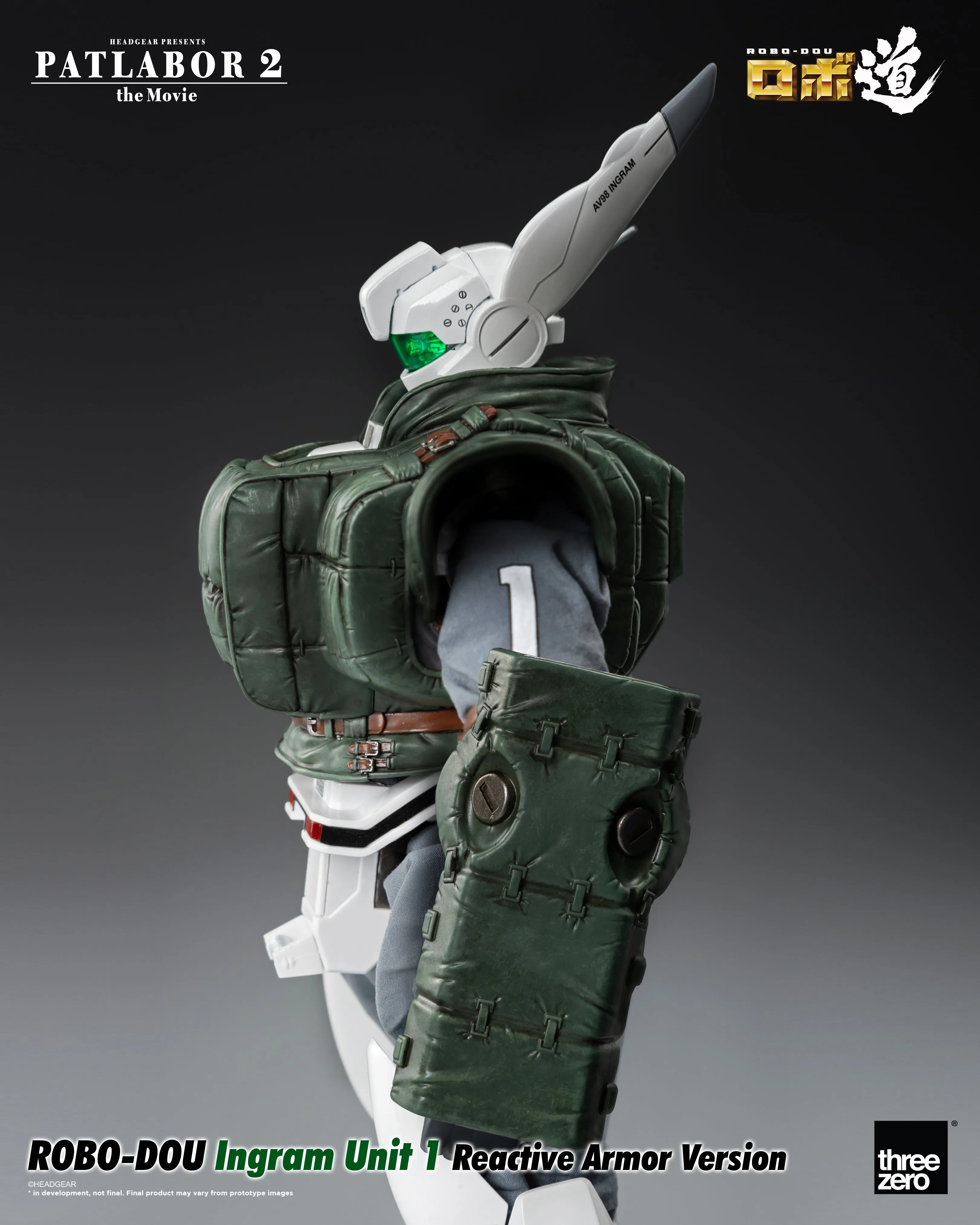 Pre Order Patlabor 2: The Movie - ROBO-DOU Ingram Unit 1 Reactive Armor Version