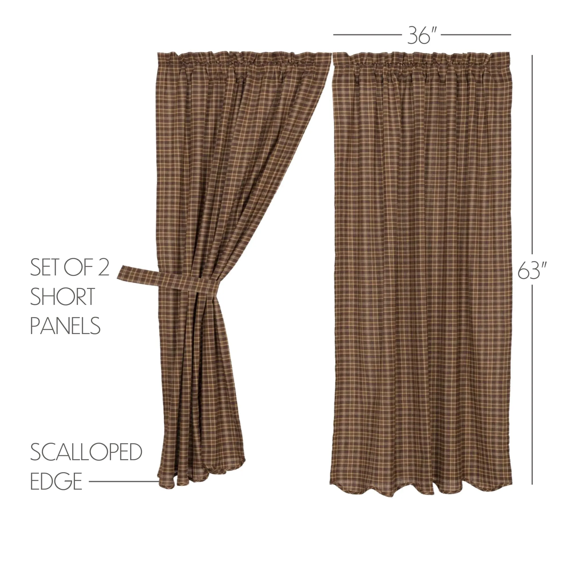 Prescott Panel Scalloped Set of 2