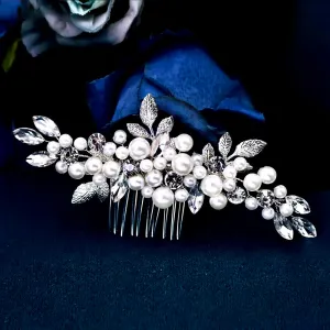 "Amal" - Pearl and Crystal Bridal Hair Comb