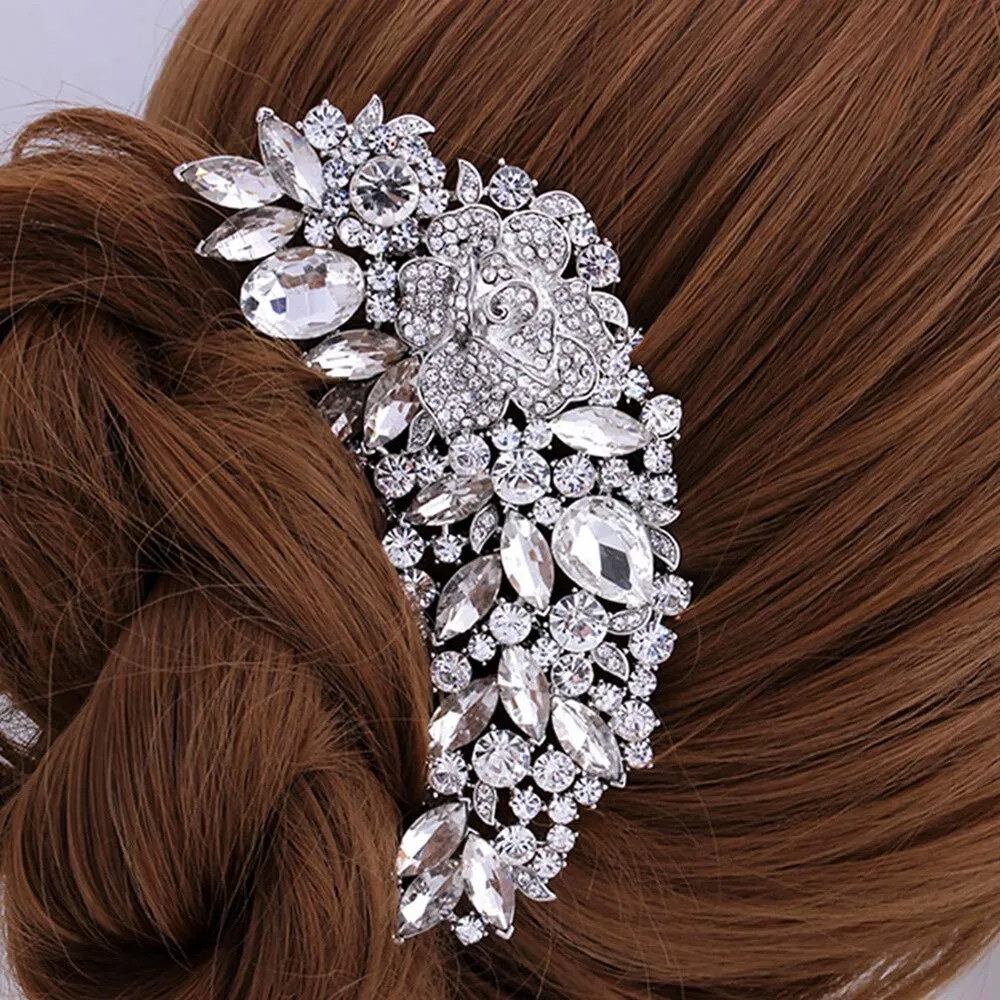 "Dahlia" - Austrian Crystal Bridal Hair Comb