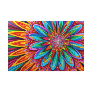 "Psychedelic Glow" - Canvas