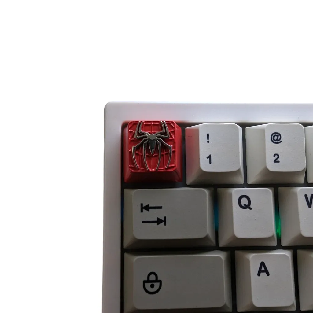 Red Spider Metal Keycap