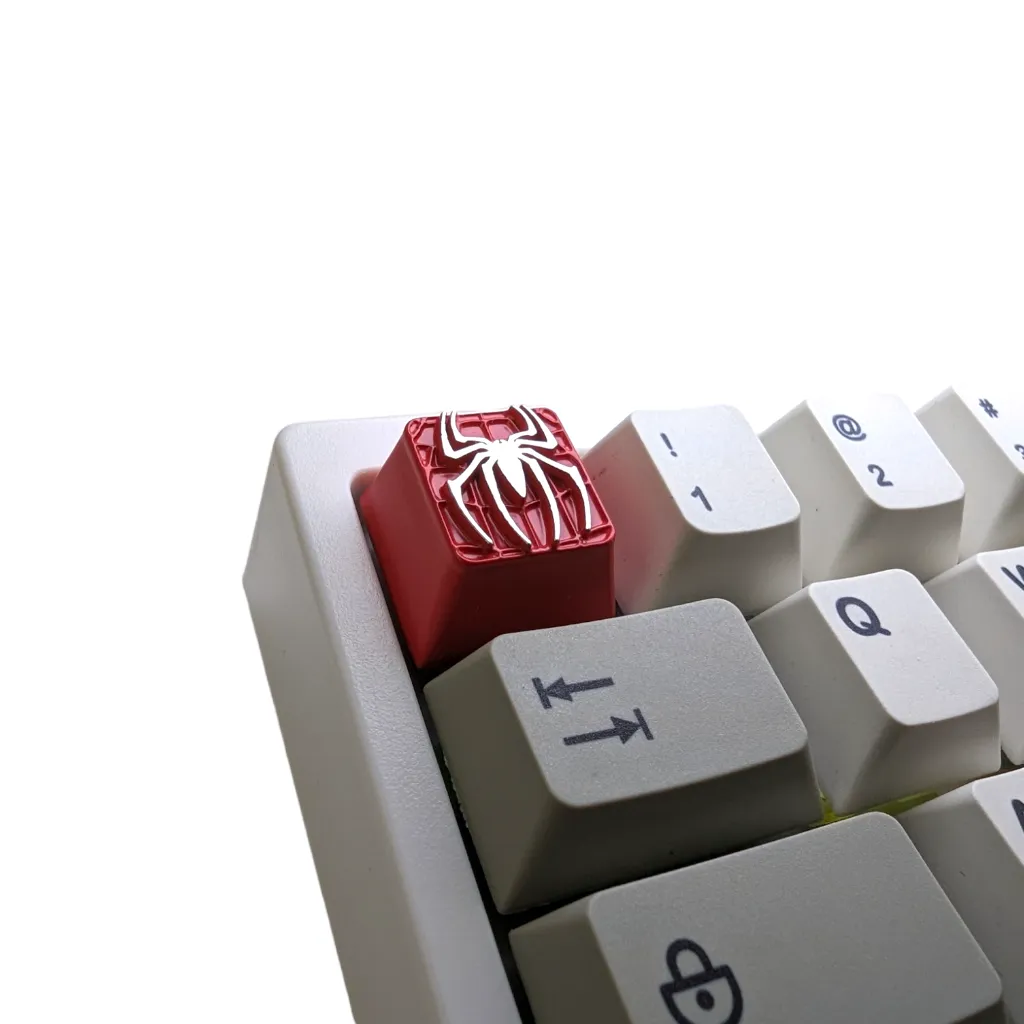Red Spider Metal Keycap