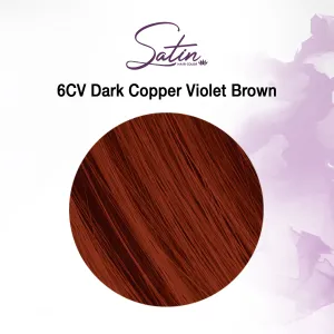 Satin Hair Color Dark Copper Violet Brown (6CV)