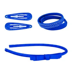 School Basics Hair Accessories Set - Blue