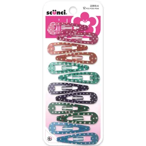 Scünci Girl Polka Dot Snap Clips