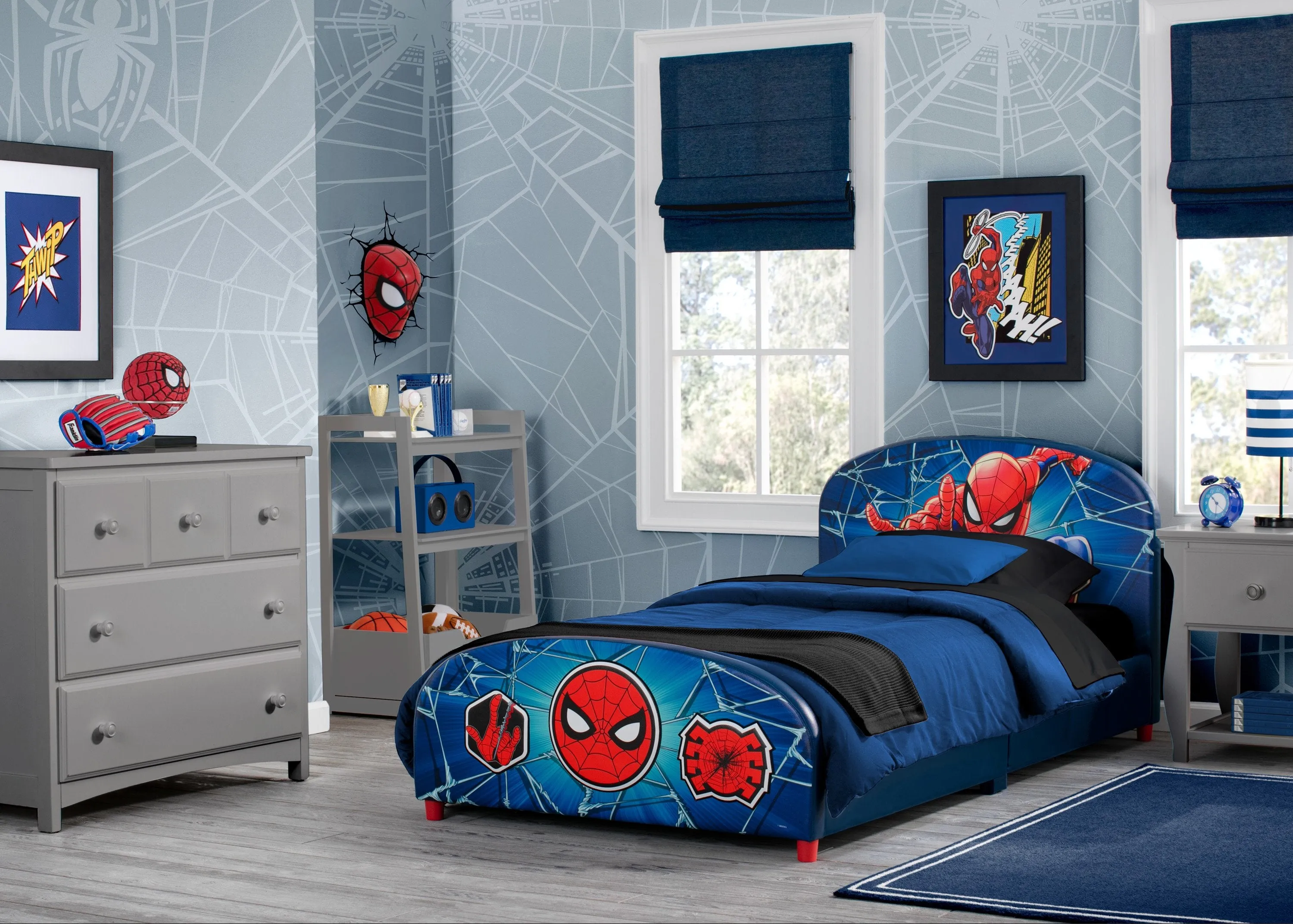 Spider-Man Upholstered Twin Bed