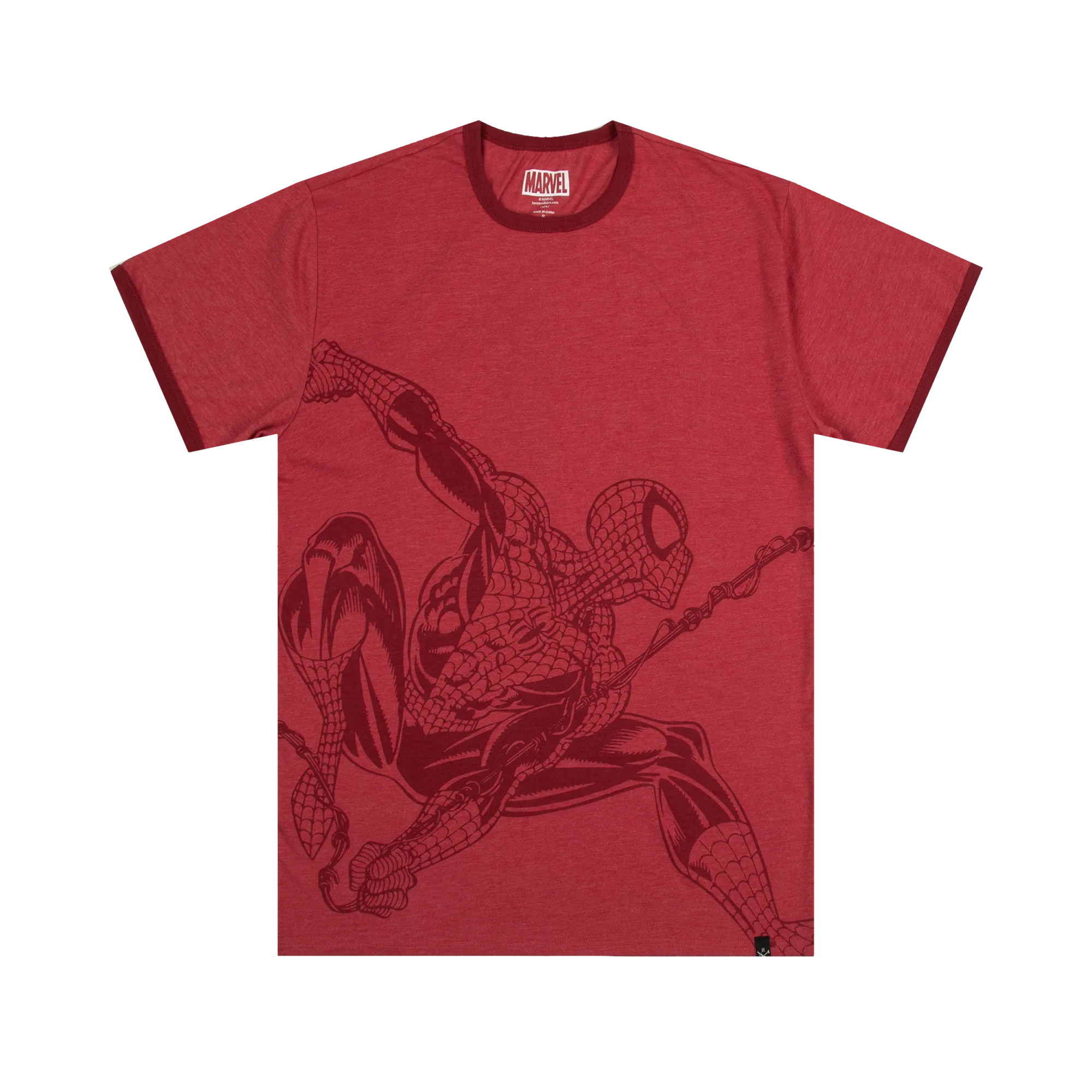 Spider-Man Web Slinging Red Tee