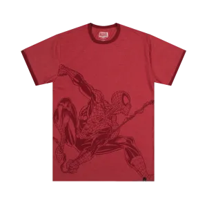 Spider-Man Web Slinging Red Tee