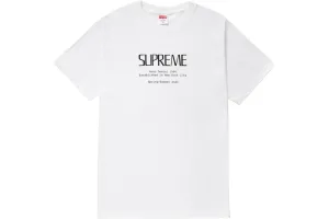 SUPREME ANNO DOMINI TEE WHITE