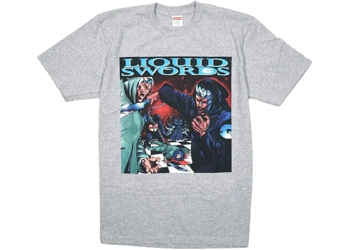 SUPREME LIQUID SWORDS TEE GREY
