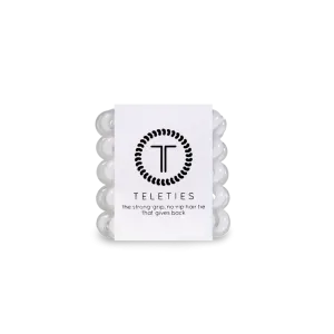 Teleties Hair Tie - Tiny Band Pack of 5 - Coconut White