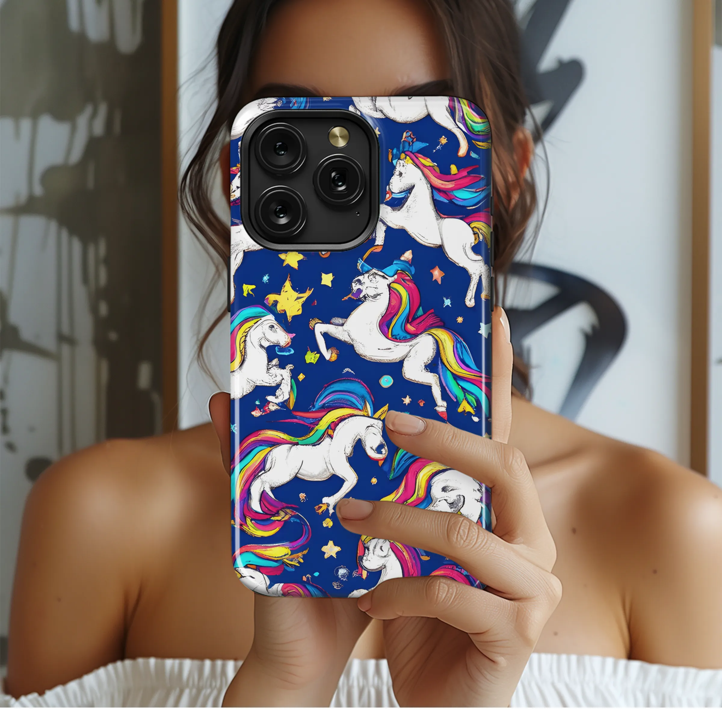 Unicorn Tile for Phone Case iPhone Samsung Cover Pixel 3289