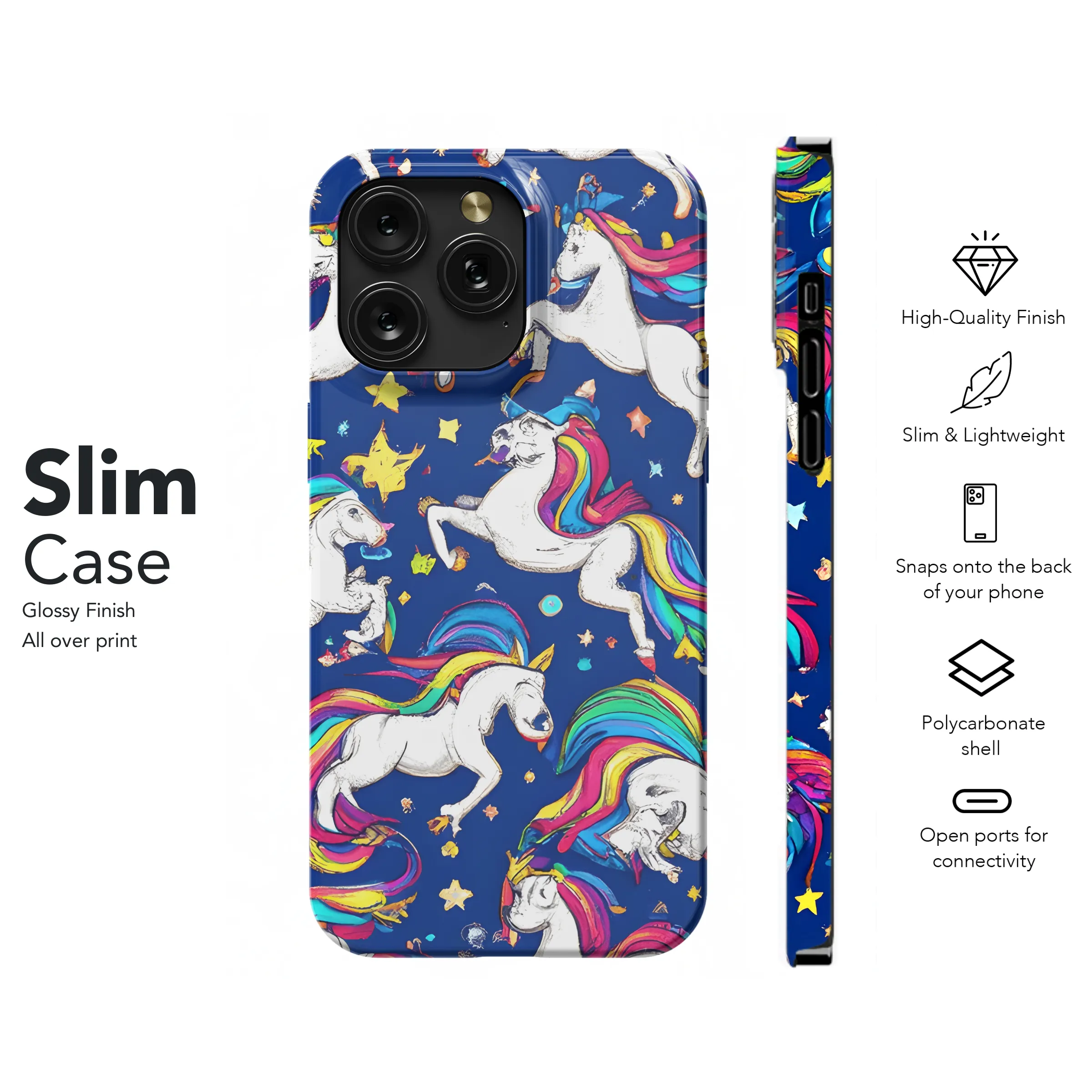 Unicorn Tile for Phone Case iPhone Samsung Cover Pixel 3289