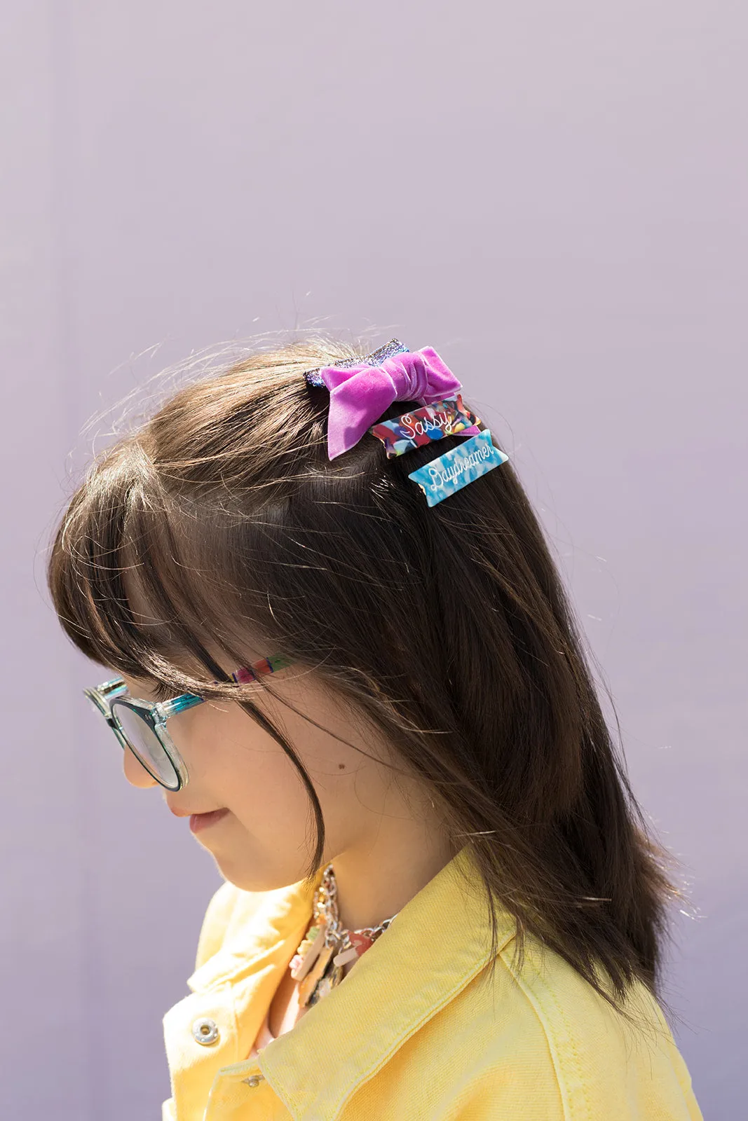 Vintage Velvet Mini Bow Hair Clips