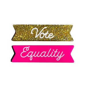 Vote Equality Hair Clips